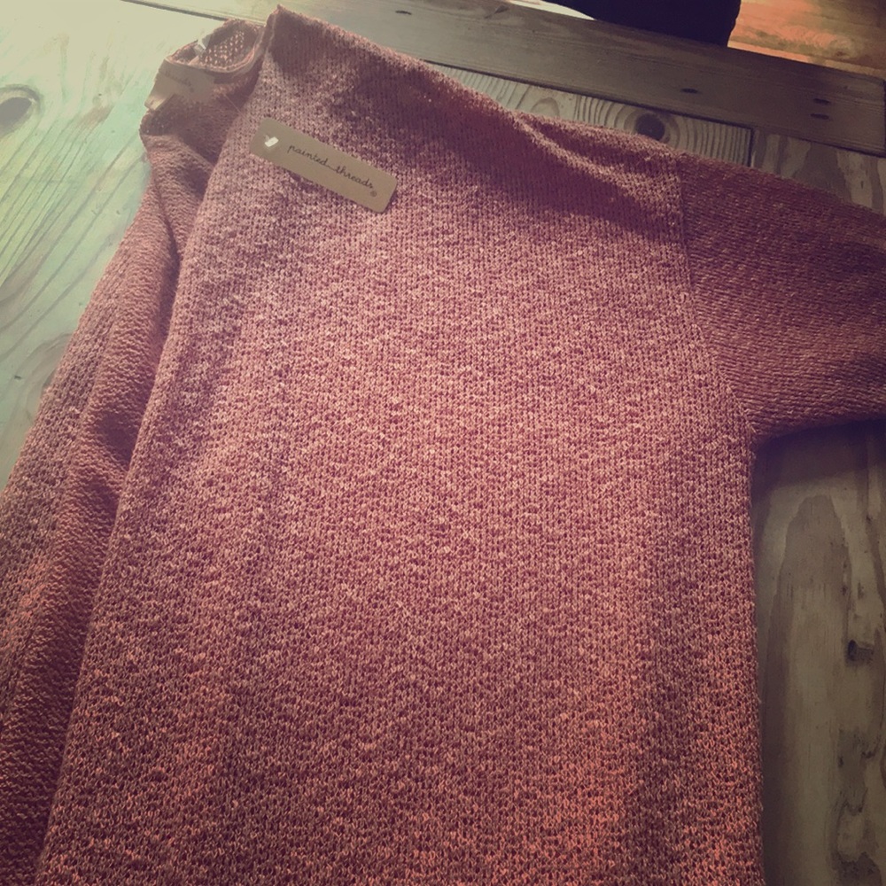 Painted threads (large) never worn long sweater.